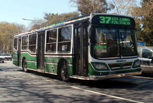 recorrido colectivo linea 37 - Lanus - Congreso - Palermo - Ciudad Universitaria