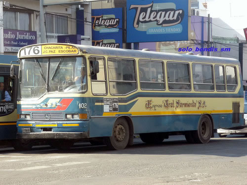 BA - Recorrido colectivo linea 176 de la ciudad de Buenos Aires (Chacarita - Villa Urquiza - José C. Paz - Tortuguitas - Pilar - Escobar)
