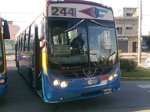 GBA - Recorrido colectivo linea 244 del Gran Buenos Aires (Morón - Hurlingham - Don Torcuato - Panamericana y Ruta 202)