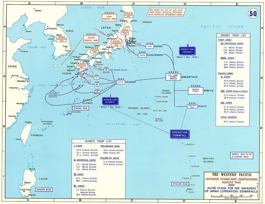 Operación Downfall: el plan para invadir Japón al final de la Segunda Guerra Mundial